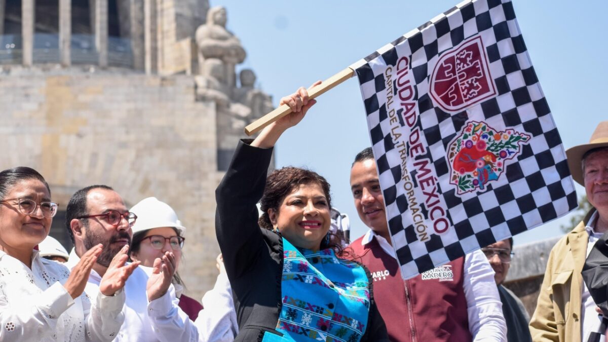 Clara Brugada en el Megabachetón 2025