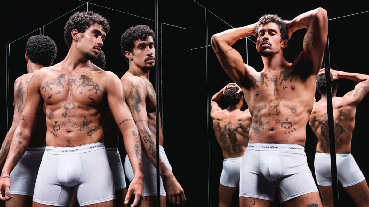 Bad Bunny posa para Calvin Klein