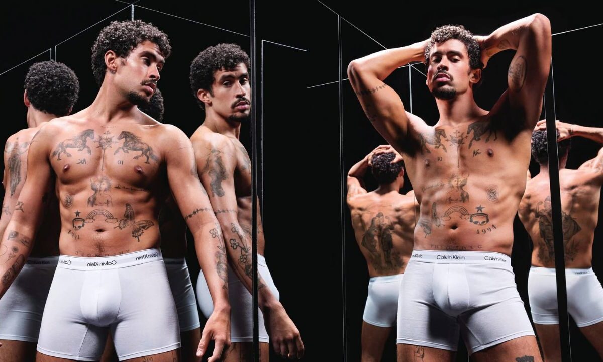 Bad Bunny posa para Calvin Klein