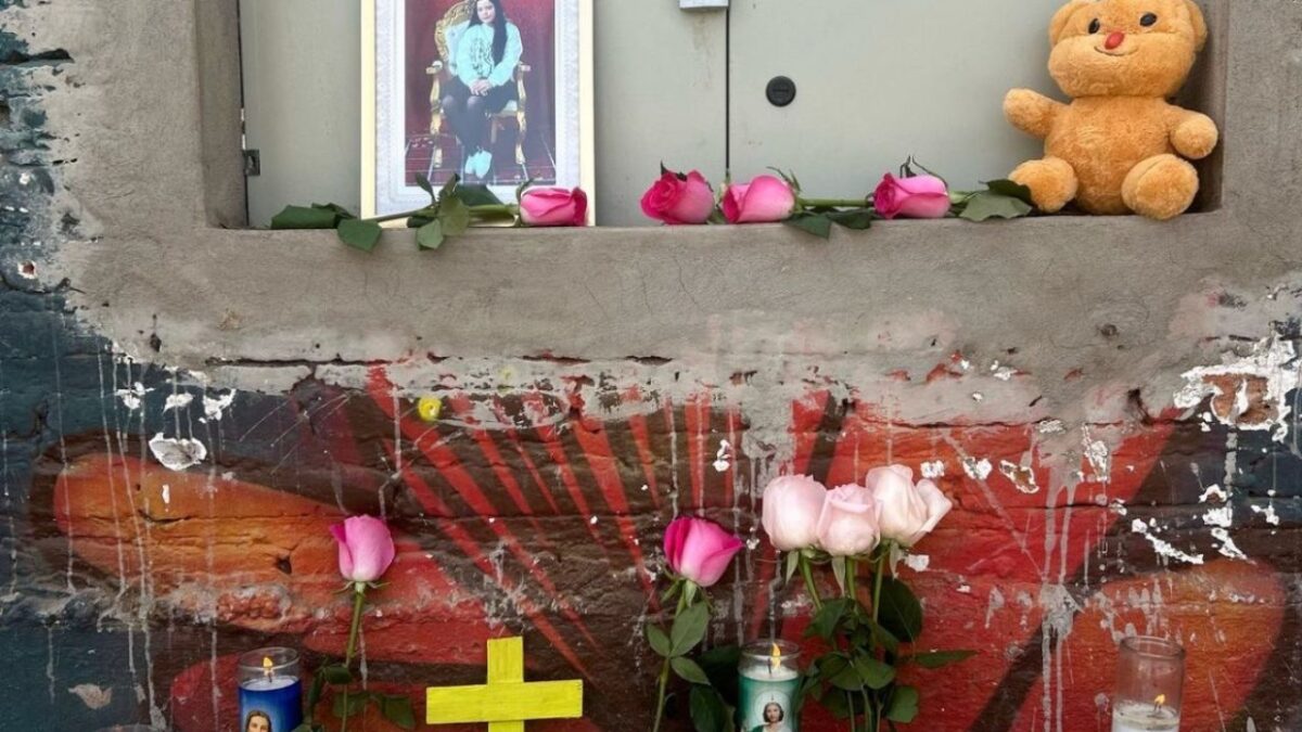 En Culiacán le rindieron un homenaje a Danna Sofía, quien murió por una bala perdida.