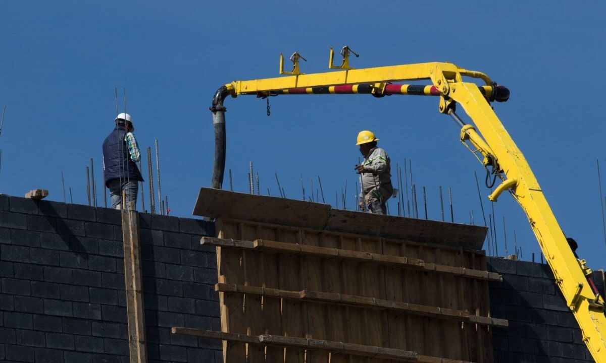 En enero, el valor de la producción de las empresas del sector de la construcción cayó al registrar -4.2% mensual.