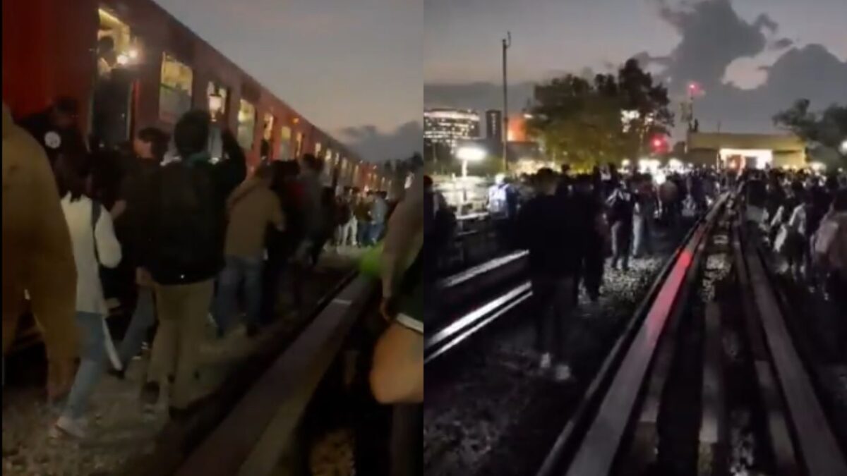 Suspenden servicio en Líneas 8 y 9 del Metro; desalojan a usuarios.