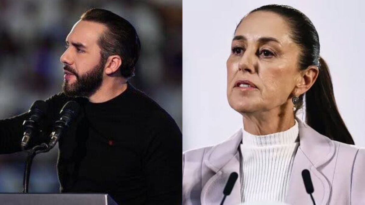 Nayib Bukele y Claudia Sheinbaum