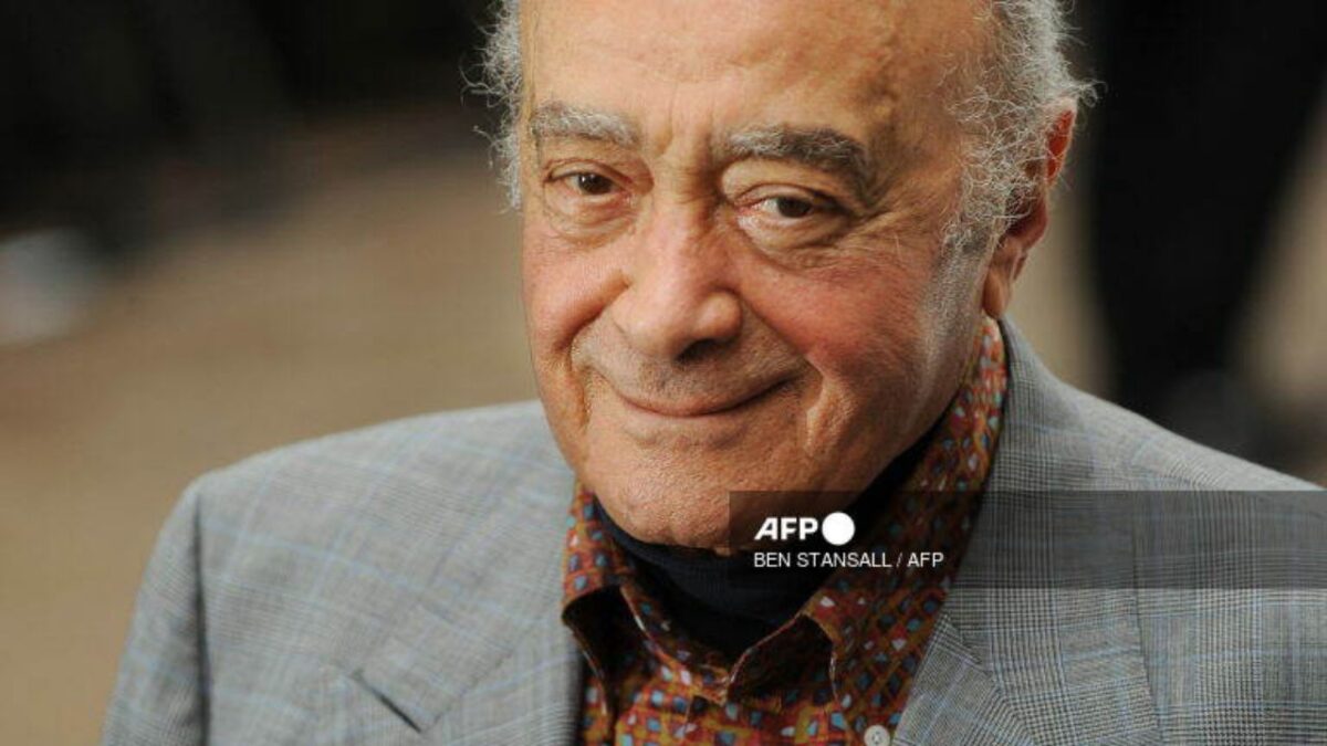 Mohamed Al Fayed, expropietario de Harrods y del club inglés de Fulham.