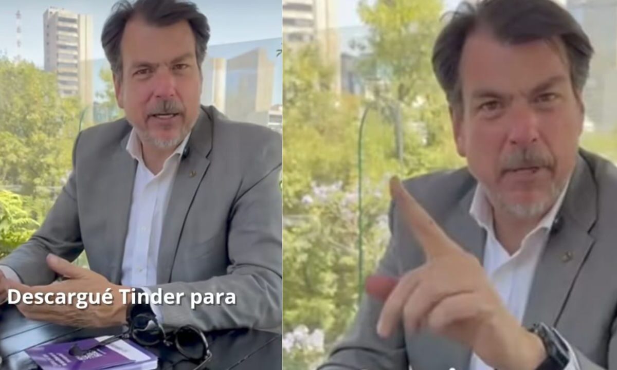 Carlos Odriozola quiere ser ministro.... Y lo hace entrando a Tinder, una app de citas