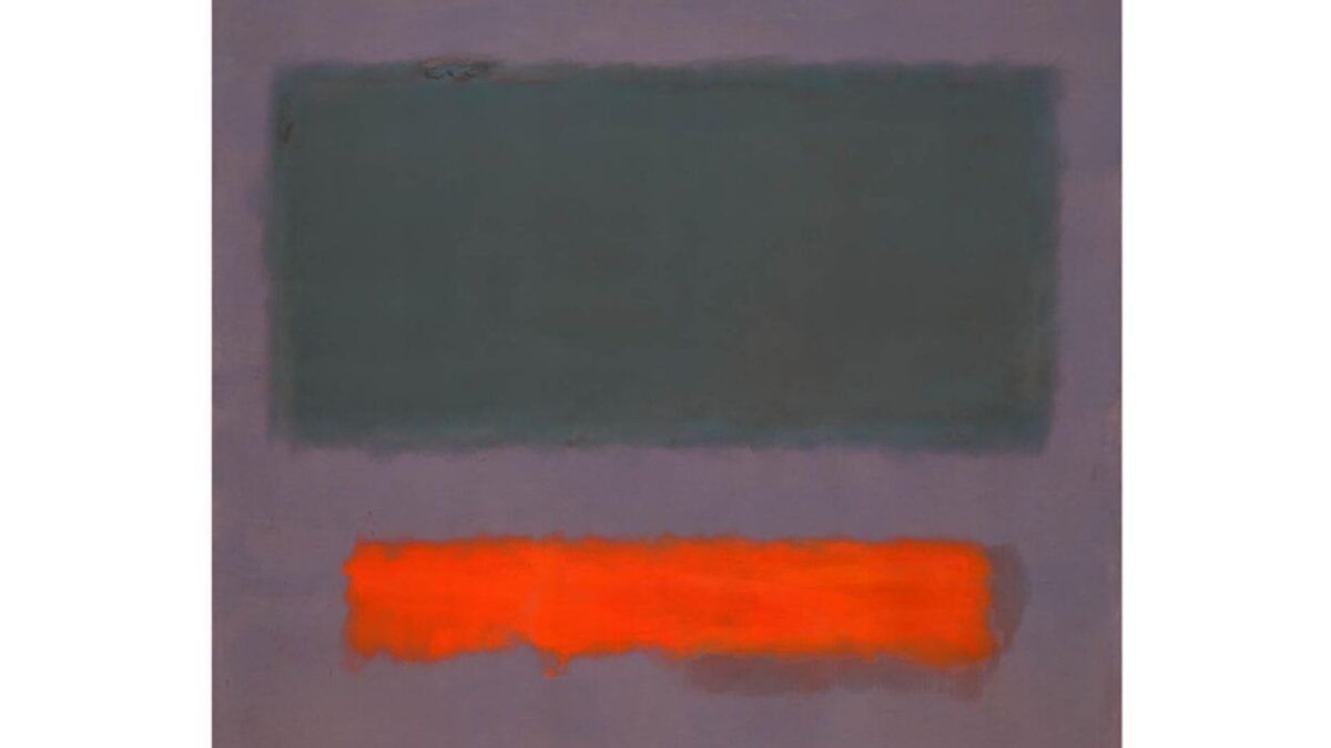 En la llamada Pintura de Campos de Color, de Mark Rothko el color se expresa exclusivamente a sí mismo y se evita la firma del artista en forma de pincelada
