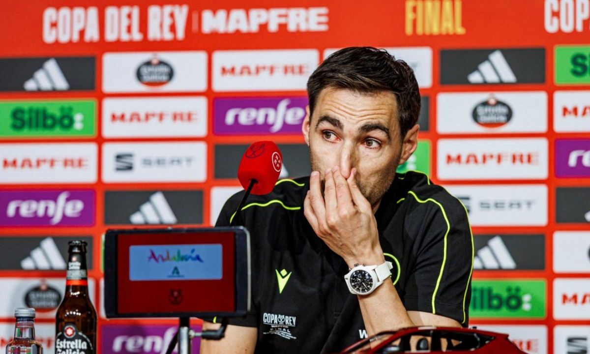 Ricardo De Burgos Bengoechea, árbitro de la final de Copa del Rey