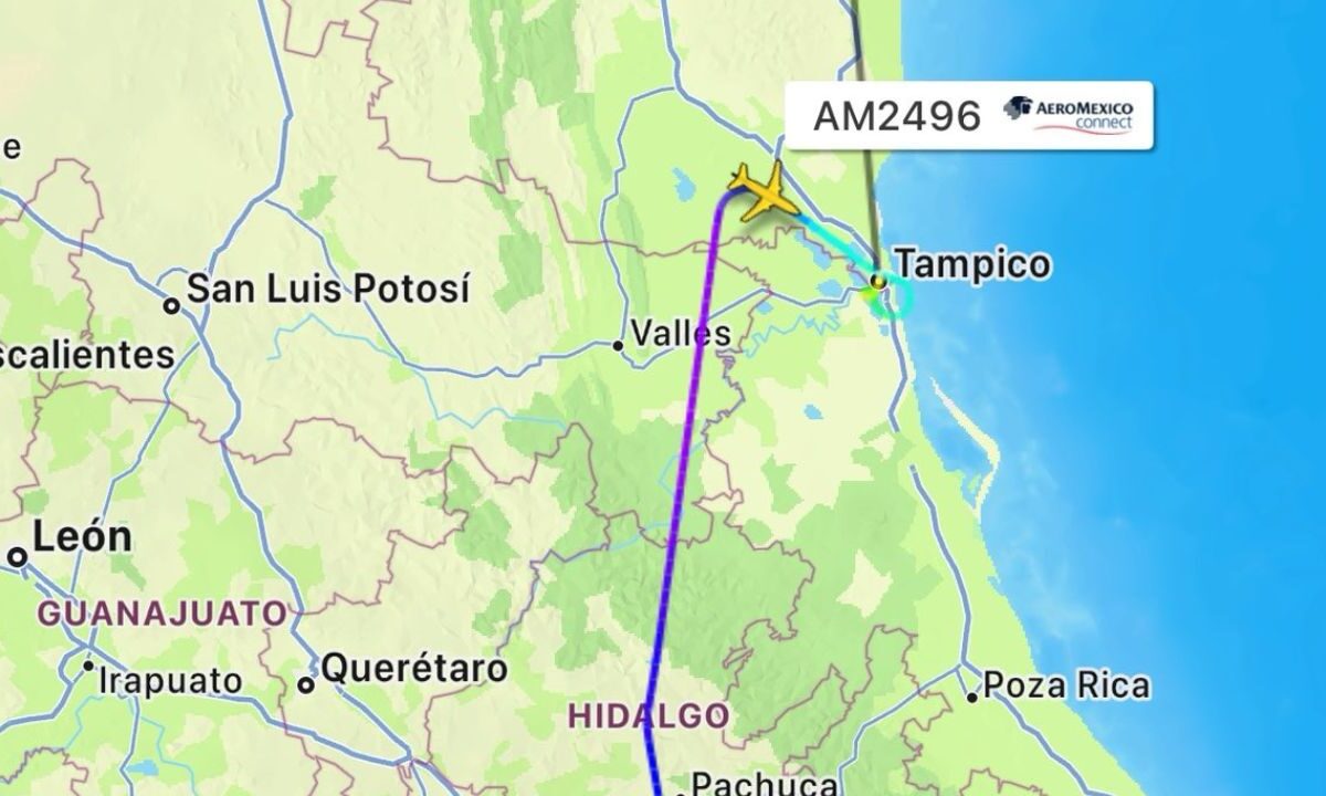 Aeronave realiza aterrizaje de emergencia en Tampico
