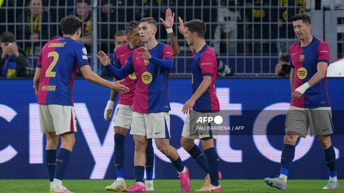 El Dortmund ganó, pero gracias al marcador global, Barcelona avanzó a las semifinales de la Champions.