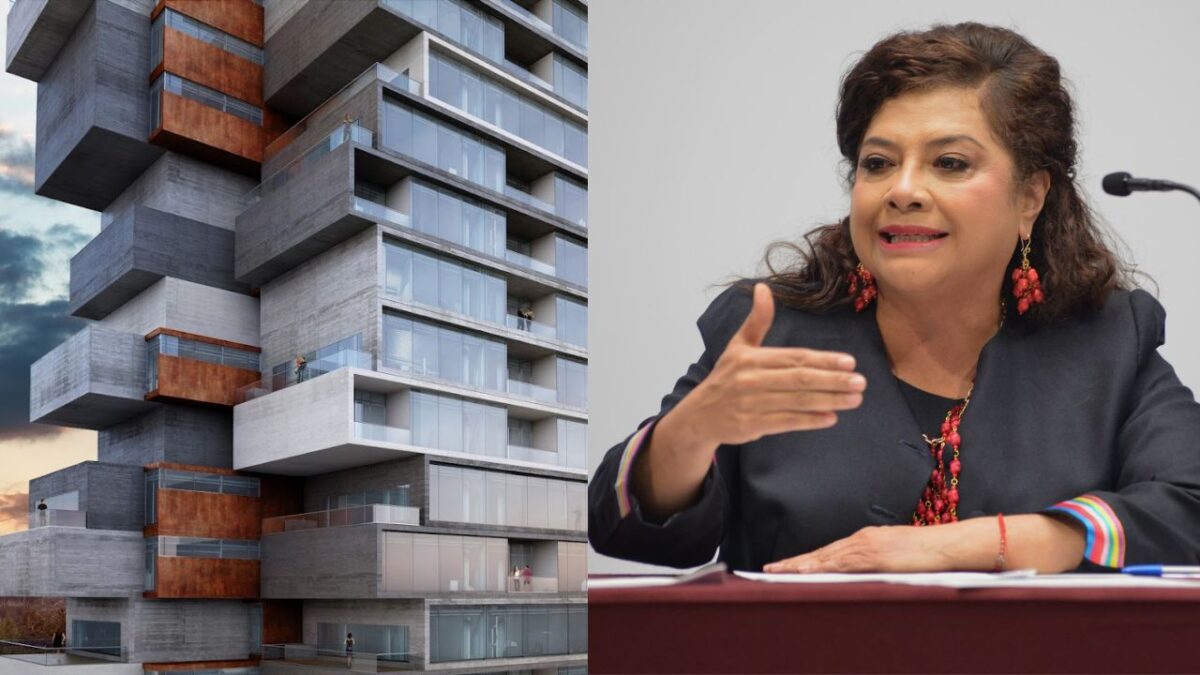 Por temor de residentes, Clara Brugada aseguró que la SGIRPC revisará el estado de la Torre Mistral, ubicada en Santa Fe.