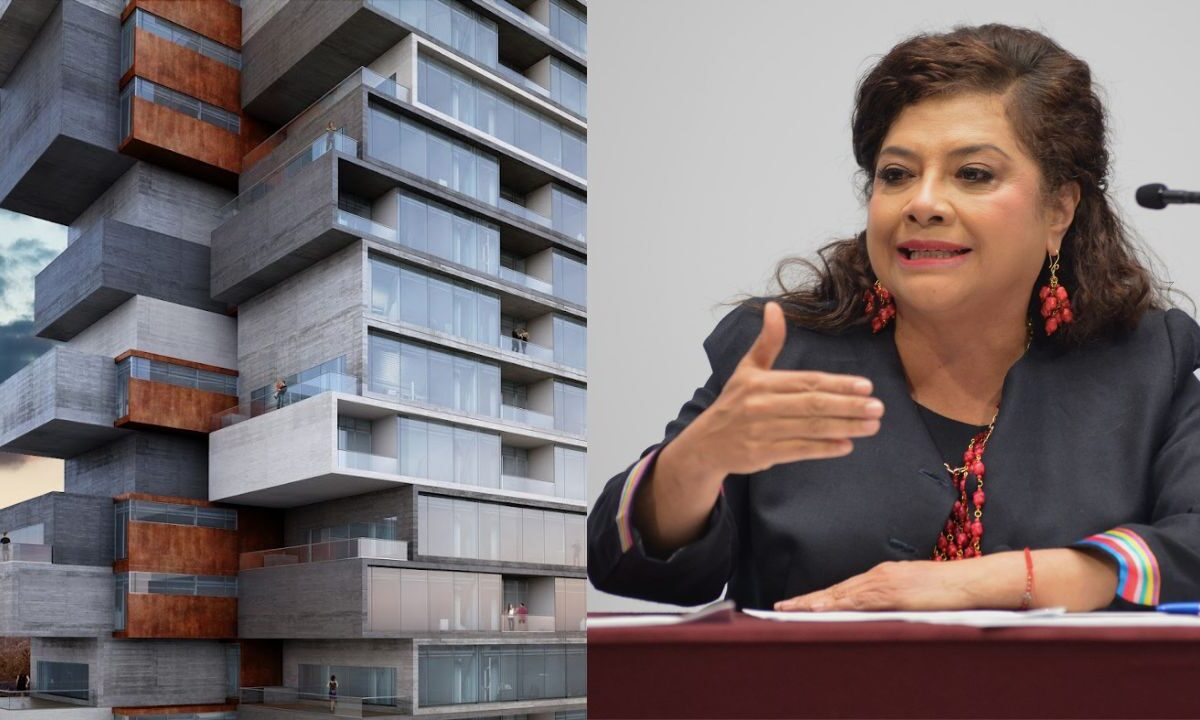 Por temor de residentes, Clara Brugada aseguró que la SGIRPC revisará el estado de la Torre Mistral, ubicada en Santa Fe.