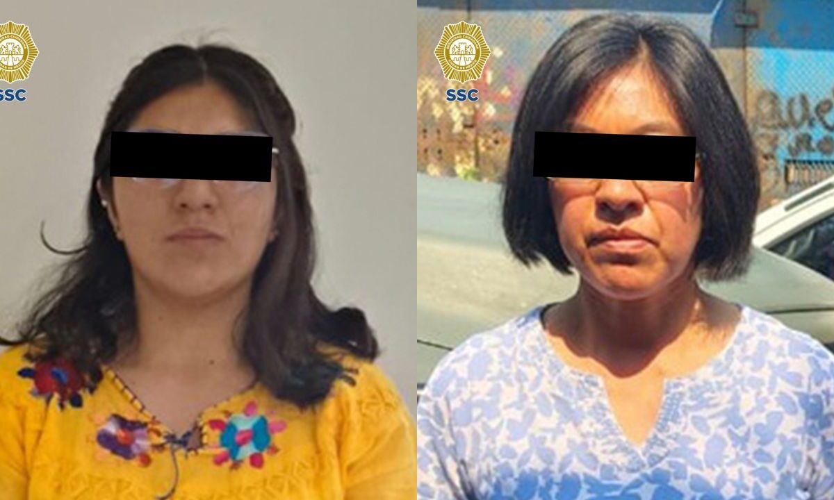 La SSC detuvo a 2 mujeres dedicadas al comercio de macetas con cultivos de marihuana en la Central de Abasto (Ceda).