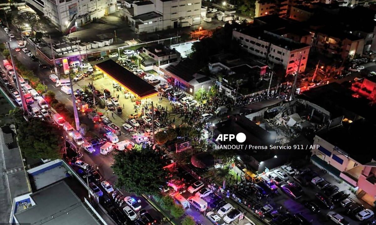 Colapsa techo de discoteca en República Dominicana