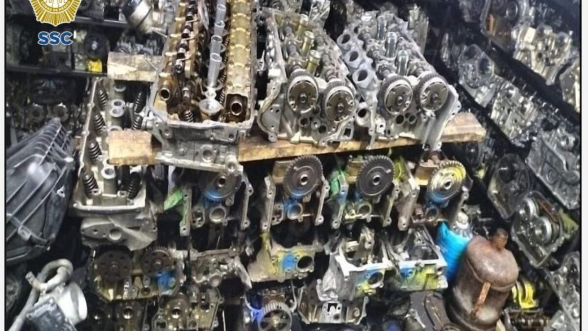 La Secretaría de Seguridad Ciudadana realiza operativos contra el robo de piezas de autos, diputados piden que los alcaldes ayuden.
