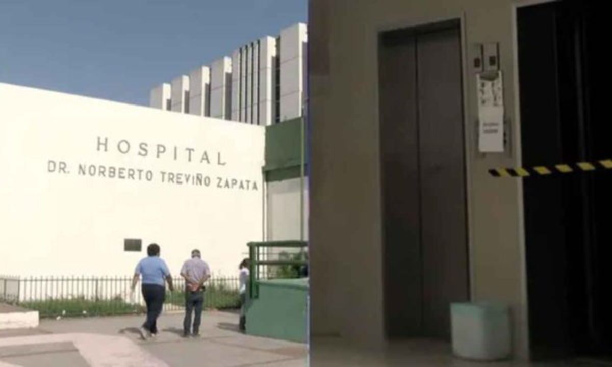 Tres heridos deja caída de un elevador en clínica 13 del IMSS en Matamoros, Tamaulipas.