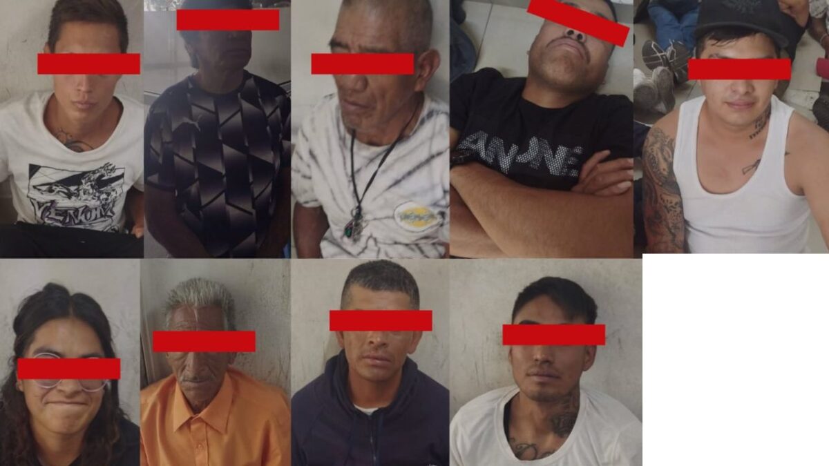 Por apartar lugares en la vía pública y cobrarlos como estacionamiento, detuvieron a 9 franeleros durante operativo en la Cuauhtémoc.