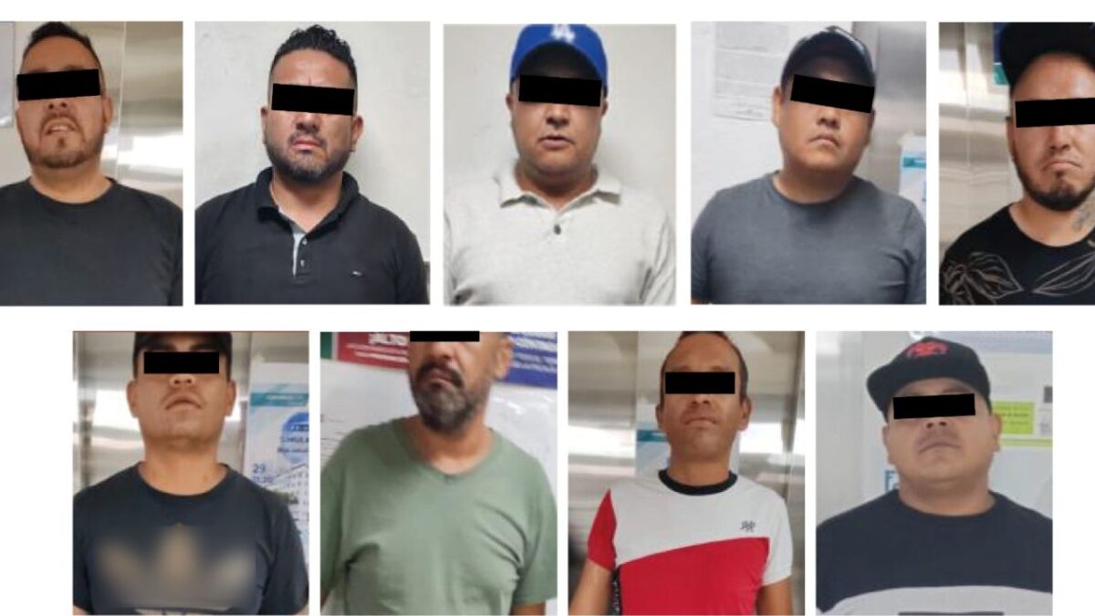 Detienen a 9 por prsuntamente invadir un inmueble en Álvaro Obregón
