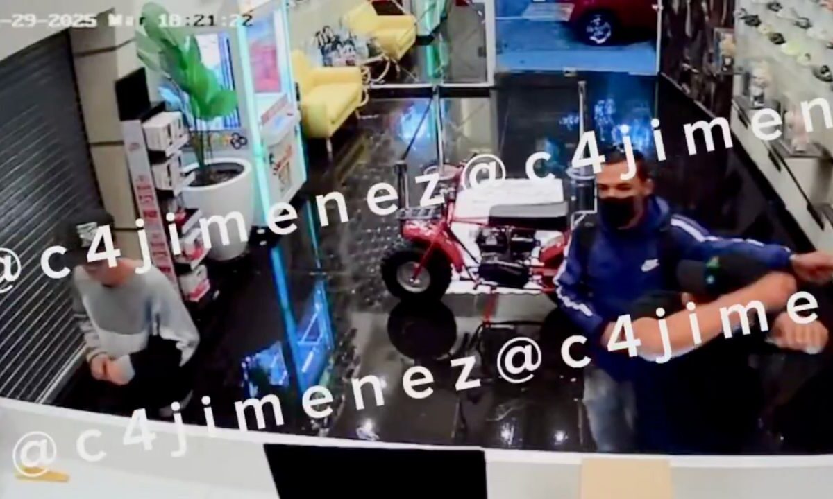 Tres sujetos, dos de ellos venezolanos quedaron detenidos por el robo de tenis y accesorios de lujo en una tienda en la alcaldía Cuauhtémoc.