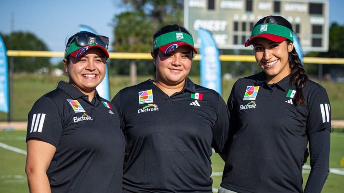 Equipo femenil de Tiro con Arco Compuesto conquista medalla de oro