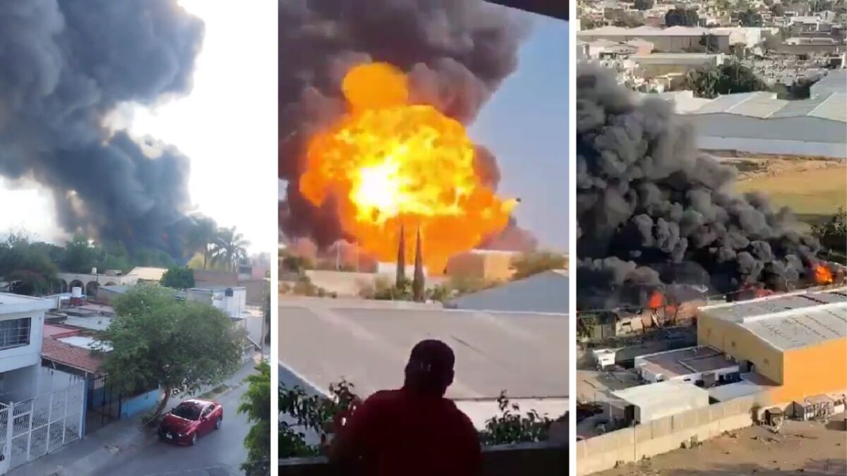 Fábrica de aerosoles y químicos registra explosiones e incendios en Tlaquepaque; reportan 9 heridos.