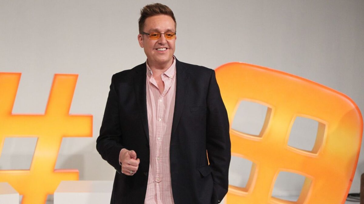 Daniel Bisogno en un promocional del programa Ventaneando.