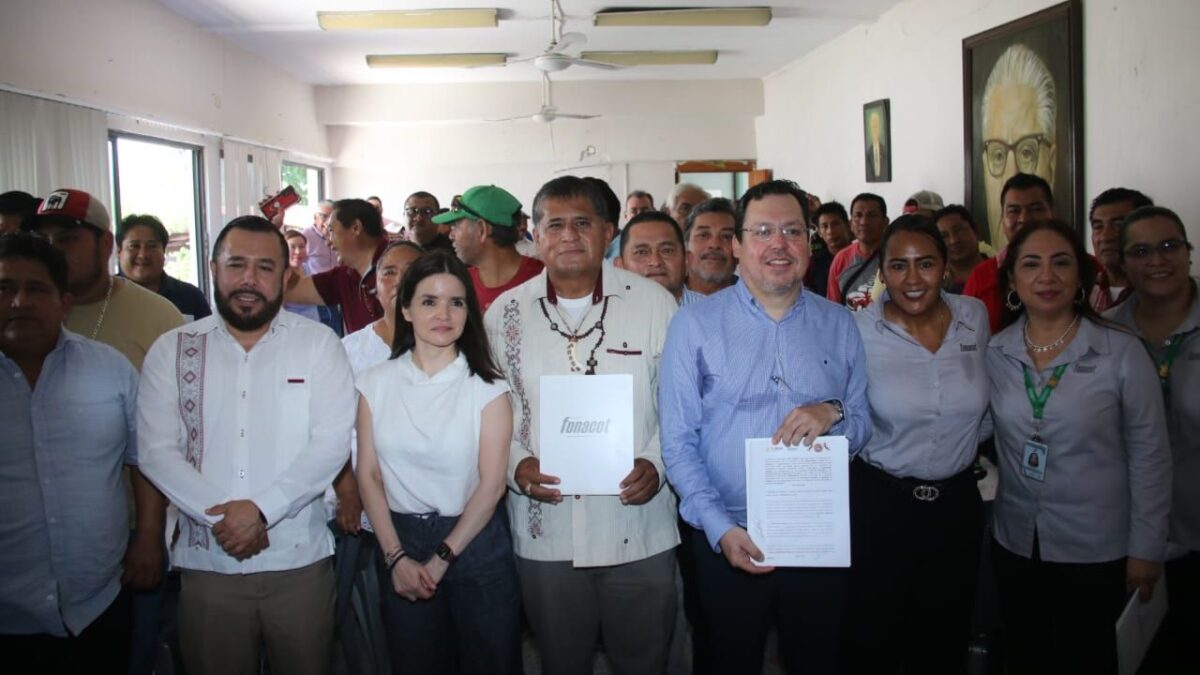 Fonacot firmó convenios para que más trabajadoras y trabajadores en Tabasco tengan acceso a los beneficios que ofrece su crédito.
