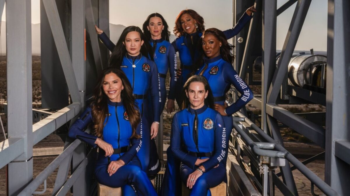 Katy Perry viaja al espacio en tripulación 100% femenina