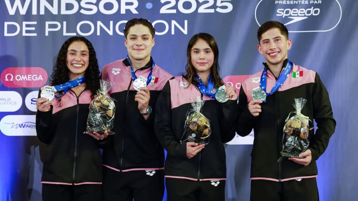 Con tres metales obtenidos en Canadá, México quedó únicamente por debajo de China (ocho oros, tres platas y un bronce) y de Gran Bretaña (un oro y dos bronces) en el medallero del Mundial