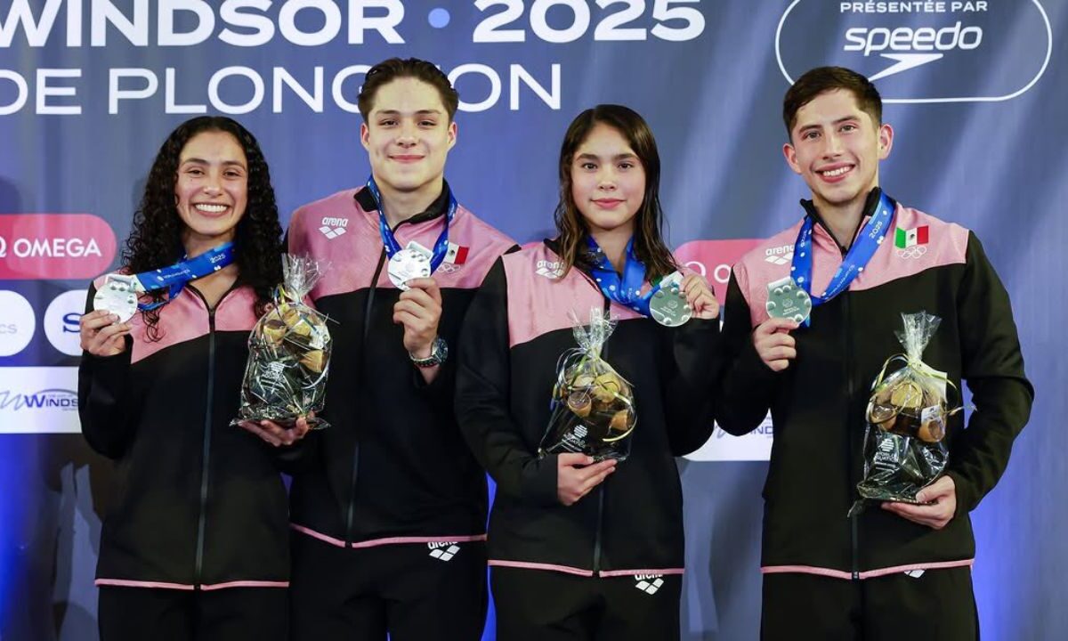 Con tres metales obtenidos en Canadá, México quedó únicamente por debajo de China (ocho oros, tres platas y un bronce) y de Gran Bretaña (un oro y dos bronces) en el medallero del Mundial