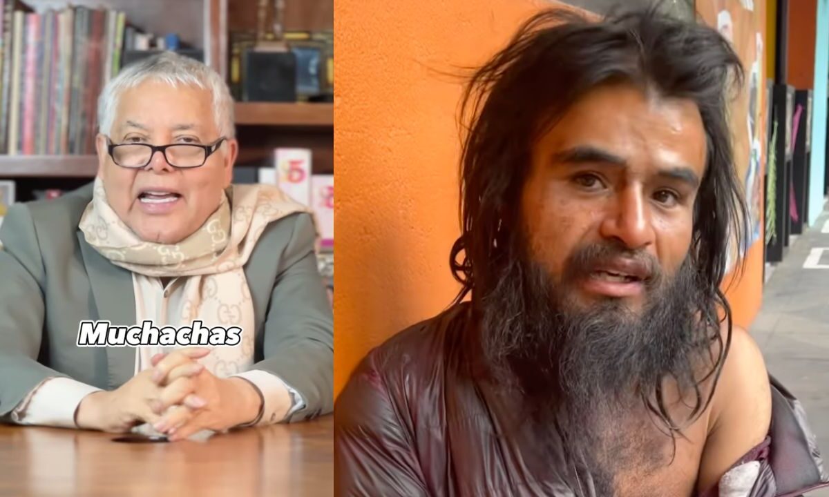 El diseñador Mitzi buscó y encontró a La Diva Indigente, un joven en situación de calle en Zona Rosa para diseñarle un vestido.