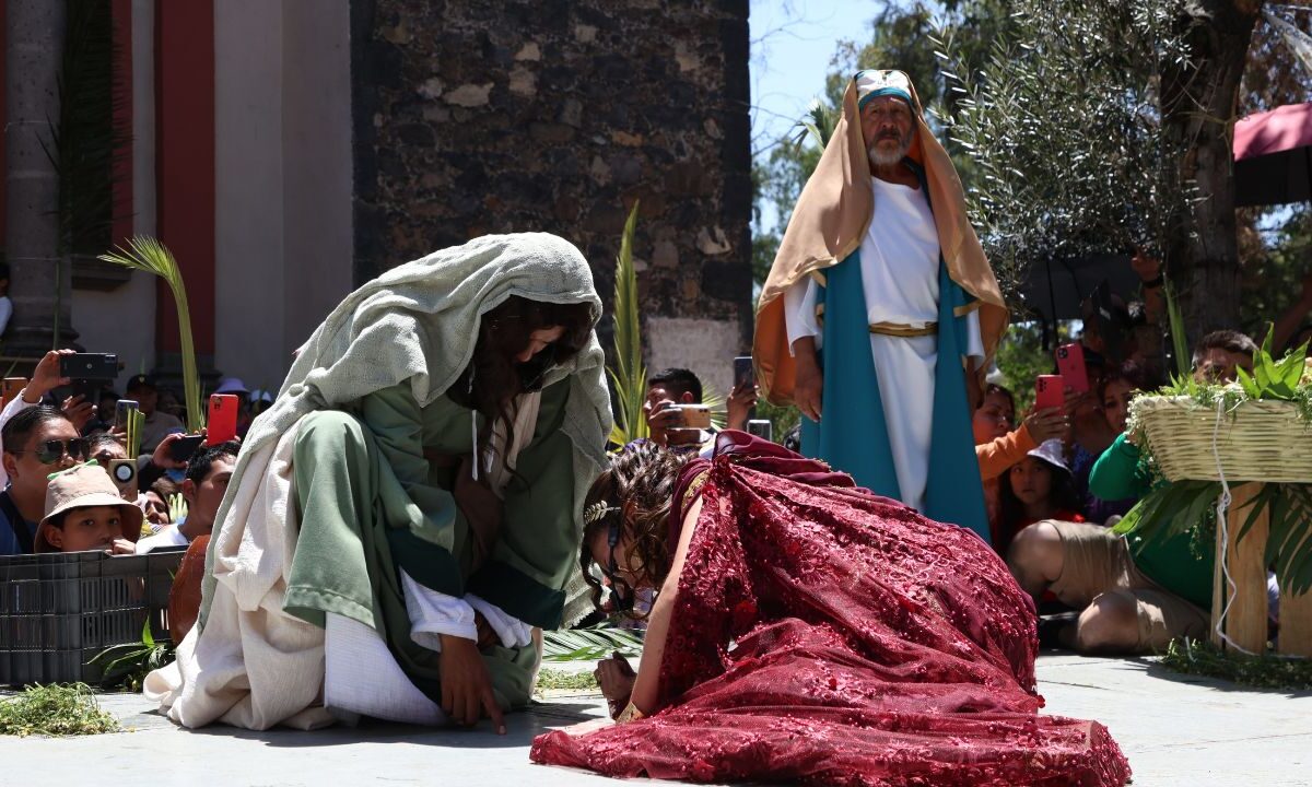 La joven comentó que para su familia, el que ella participe con un personaje tan representativo como lo es la madre de Jesús, significa una bendición.