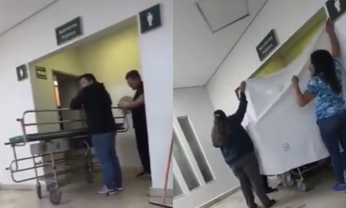 Mujer que dio a luz en un baño del IMSS no informó estar embarazada, aseguró el Instituto en un comunicado.