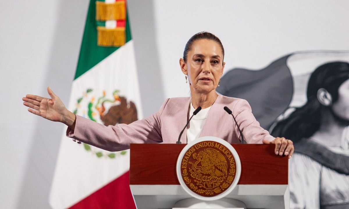 Desde Aguascalientes, la presidenta Claudia Sheinbaum aclara que su Gobierno no ha prohibido los corridos tumbados