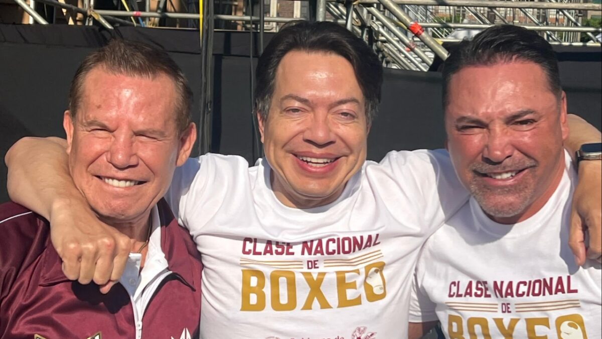 Mario Delgado en Clase Nacional de Boxeo