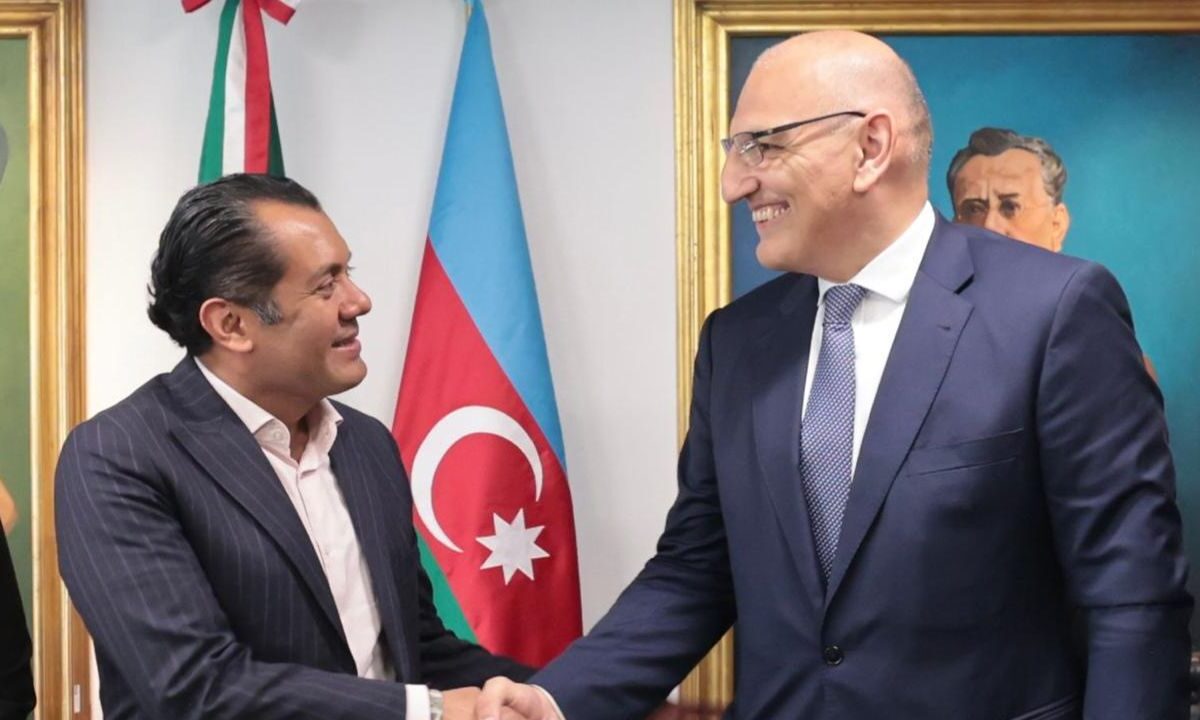 Sergio Gutiérrez Luna recibió al embajador de la república Azerbaiyán, Mammad Talibov, para impulsar una agenda en materia energética.