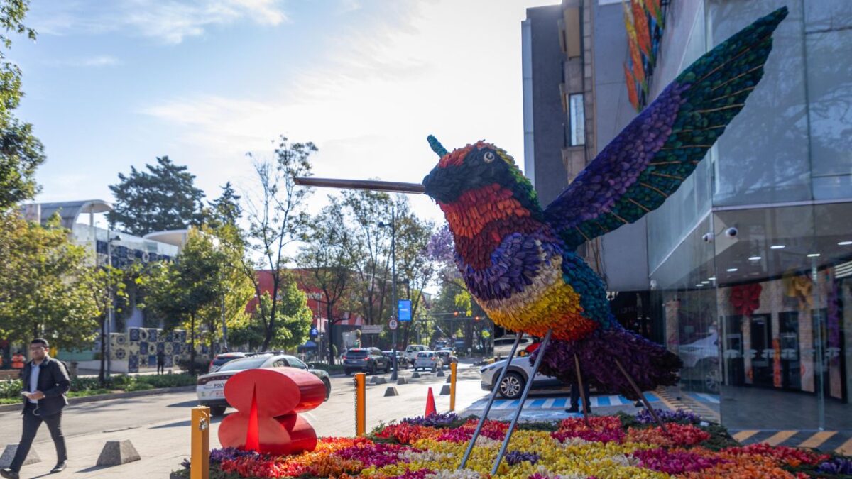 Colibrí monumental llega a Polanco con festival FYJA 2025
