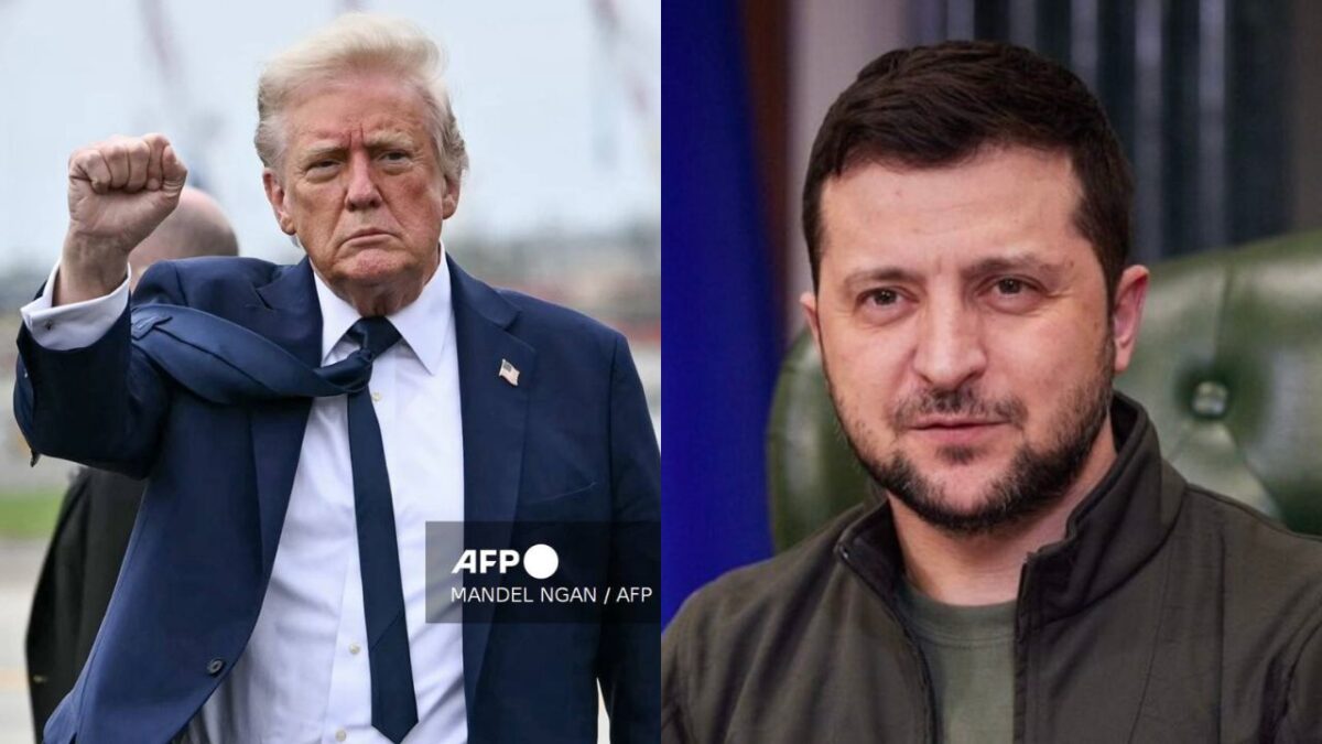 Trump señaló que cree que su homólogo de Ucrania, Volodomir Zelenski, está dispuesto a renunciar a Crimea.