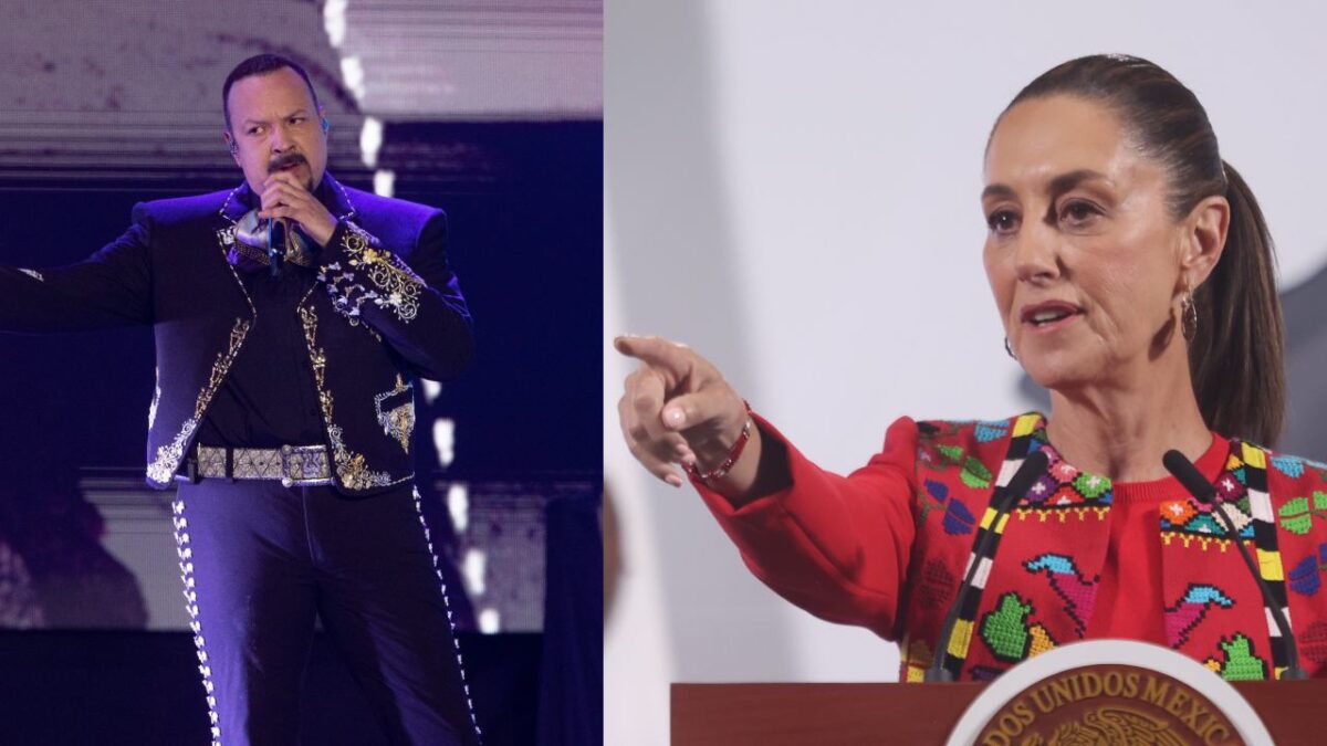 Pepe Aguilar asegura que no habló mal de Sheinbaum y que el audio se generó a través de una IA.
