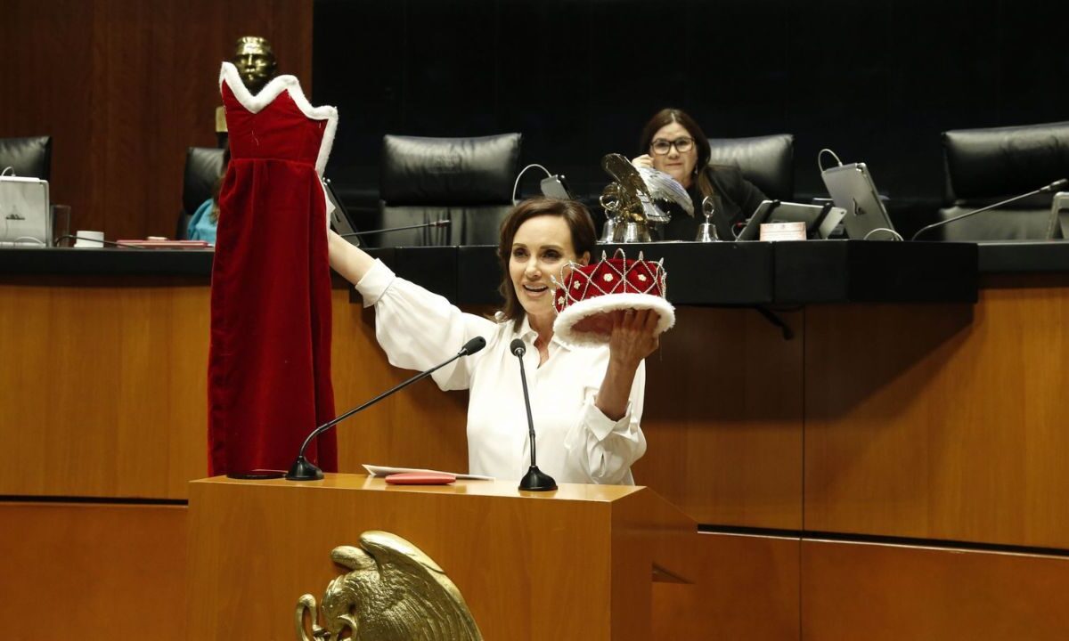 Usted, Noroña, es el reyezuelo de los narcopolíticos: Lilly Téllez en el Senado.