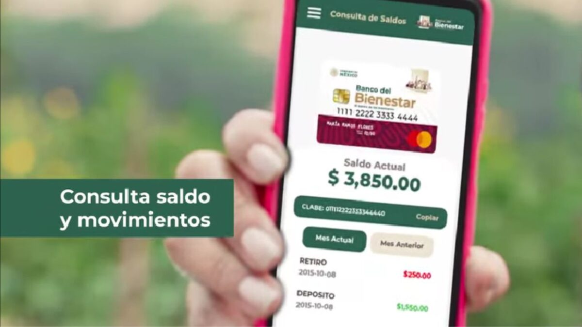 ¿Cómo consultar tu saldo desde la App del Banco del Bienestar?
