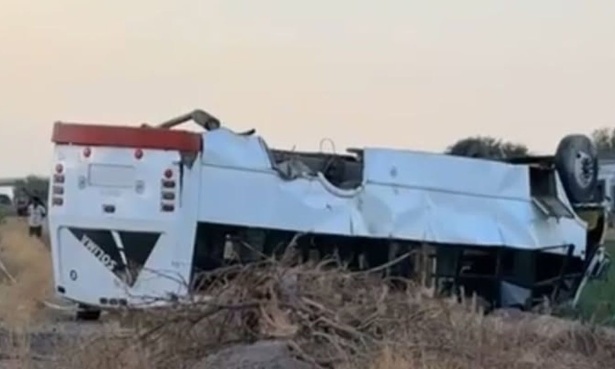 La volcadura de un camión de pasajeros en una carretera en Tamaulipas dejó al menos 6 heridos y un menor sin vida.