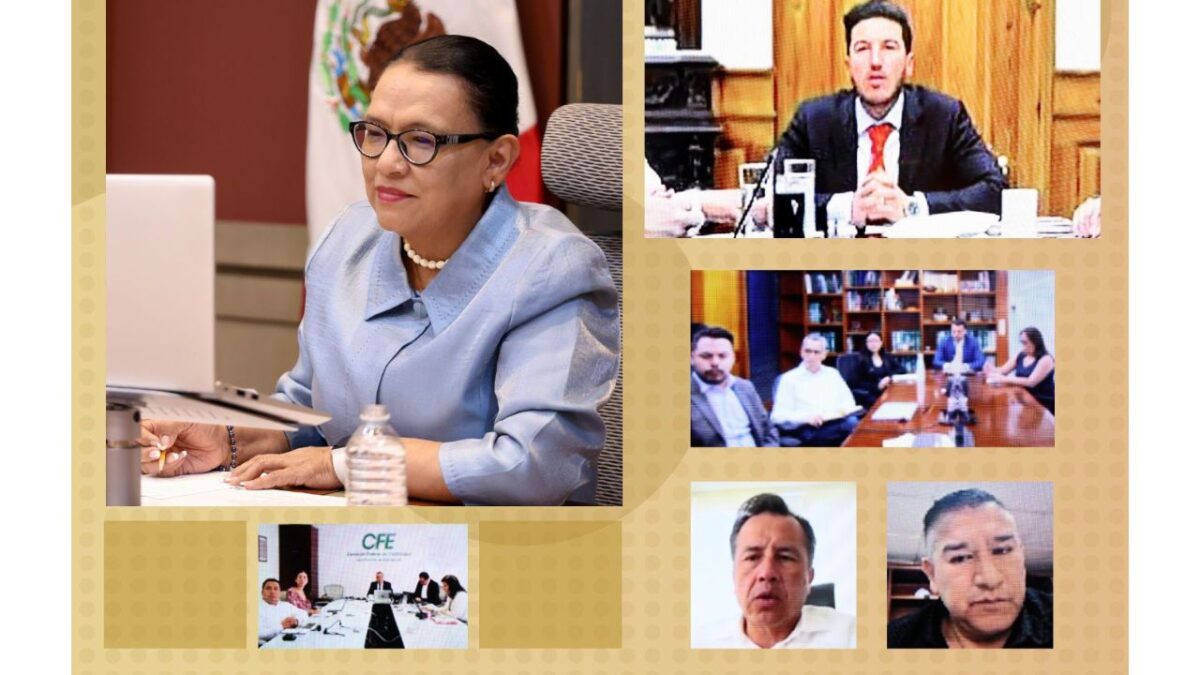 Conversan Rosa Icela Rodríguez y Samuel García vía remota
