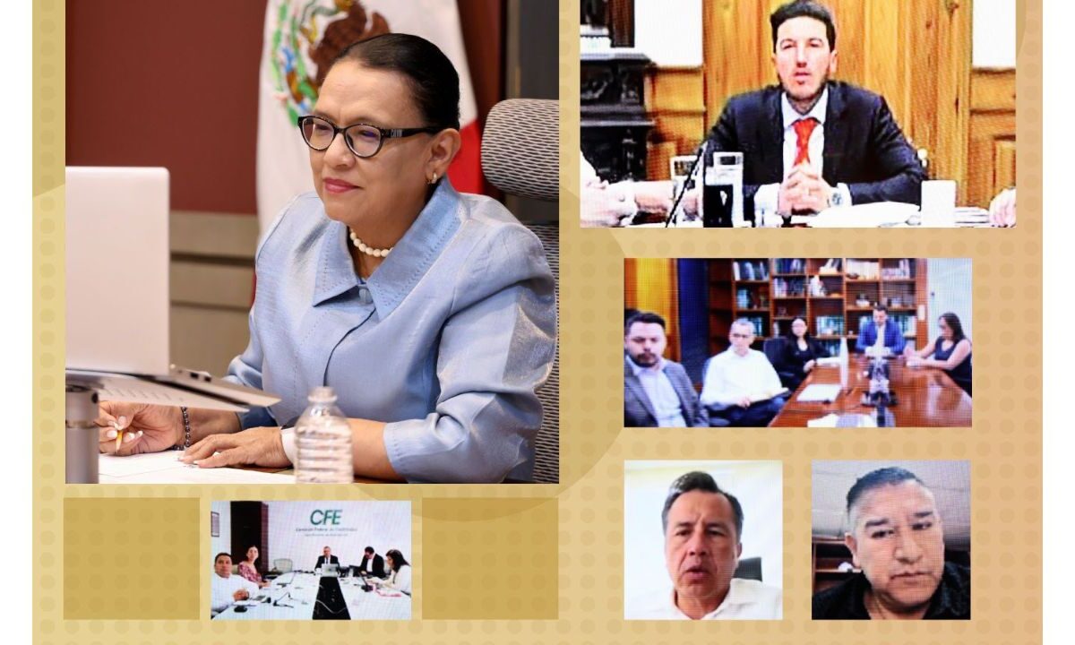 Conversan Rosa Icela Rodríguez y Samuel García vía remota