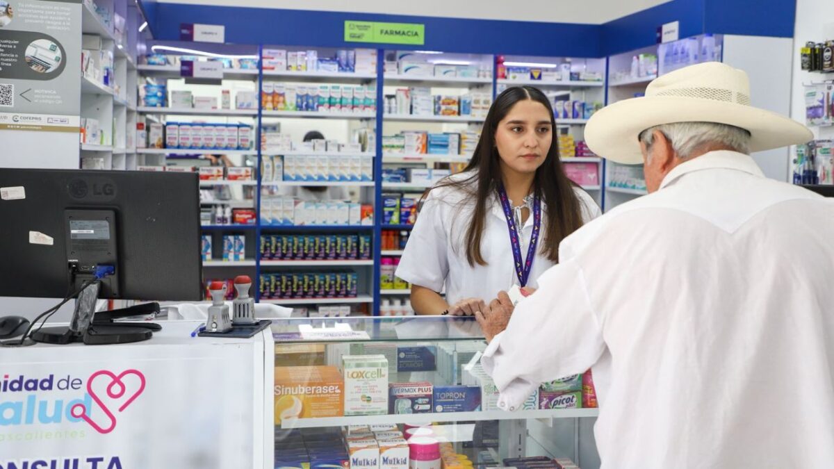 Abastecimiento de medicamentes en Aguascalientes es del 89.5%, superior a la media nacional.