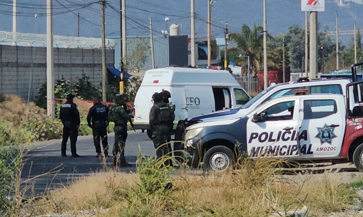 Llegaron a la escena del crimen elementos de Seguridad Pública, la Guardia Nacional y el Ejército mexicano.
