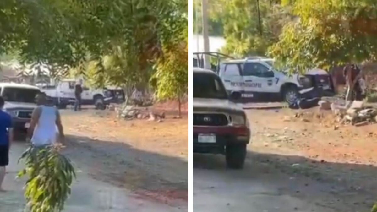 Elementos de la policía municipal sufrieron un ataque a balazos.