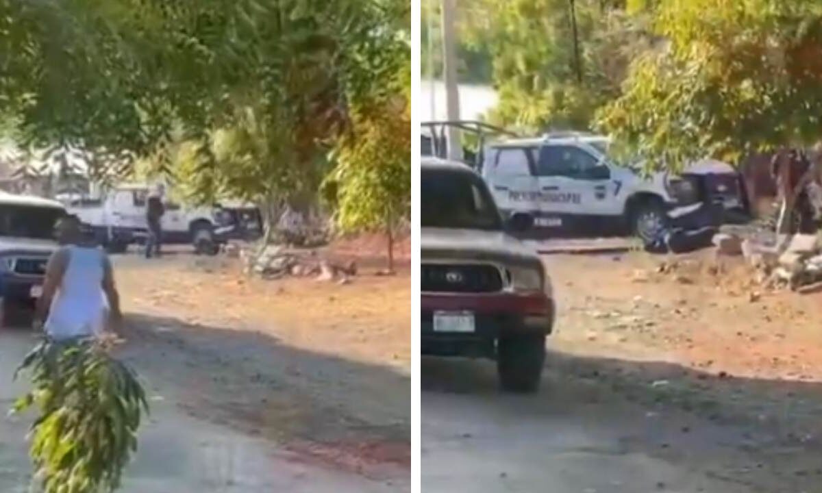 Elementos de la policía municipal sufrieron un ataque a balazos.