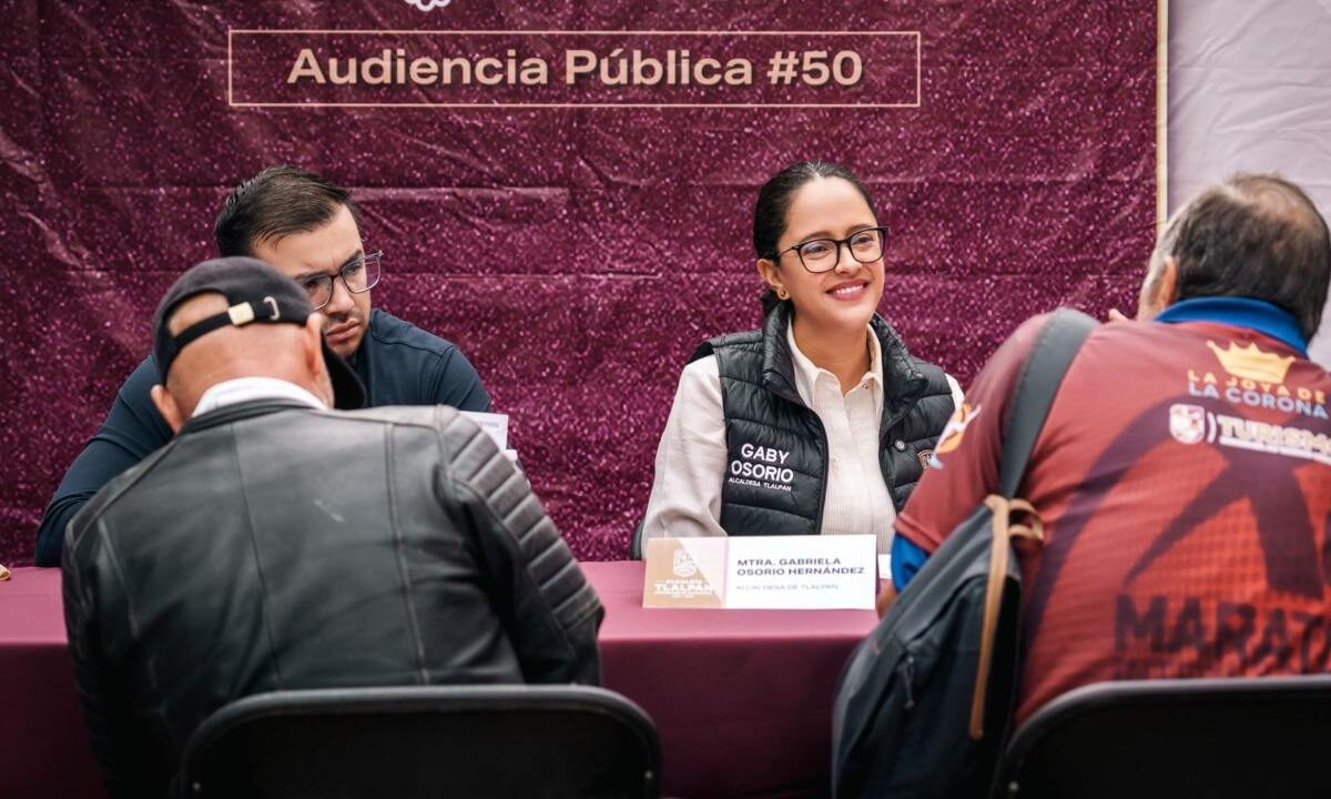 Las audiencias ciudadanas permitirán mejorar la atención a problemáticas en la alcaldía Tlalpan.