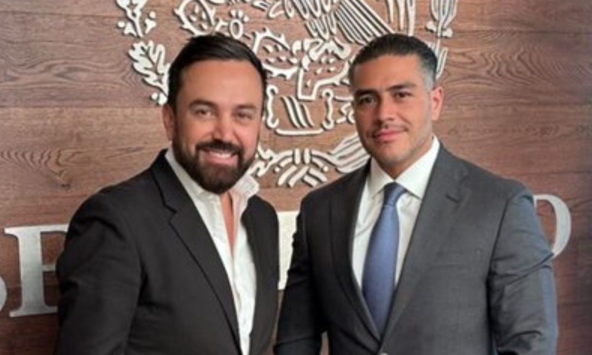 El vocero de diputados de Morena y Omar García Harfuch se reunieron para fortalecer la comunicación e informar avances en temas de seguridad