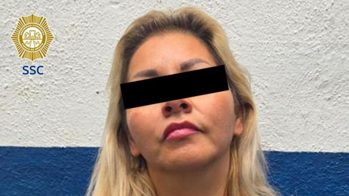 Agentes detuvieron a Elizabeth N., alias “La Ticho”, probable distribuidora de droga y exesposa del presunto líder de La Unión Tepito.